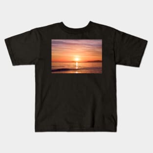 Dreamy Ocean Sunset Kids T-Shirt